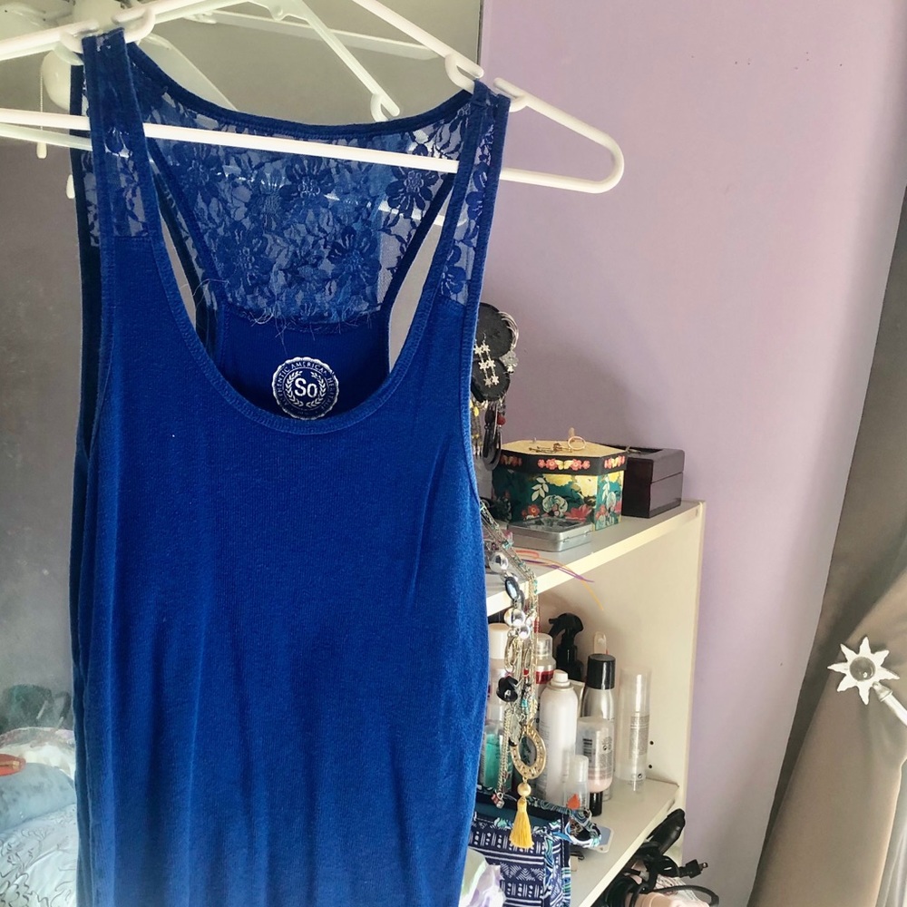 Blue SO camisole
